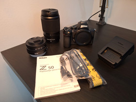 Nikon Z50 + Nikkor Z DX 16-50mm + 50-250mm, Kamerat, Kamerat ja valokuvaus, Vaasa, Tori.fi