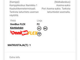 Onnibus Helsinki-Pori 4.12, Matkat, risteilyt ja lentoliput, Matkat ja liput, Helsinki, Tori.fi Onnibus Helsinki-Pori 4.12, Matkat, risteilyt ja lentoliput, Matkat ja liput, Helsinki, Tori.fi