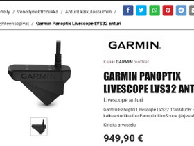 Garmin LVS32 Anturi & Pole Mount, Kalastustarvikkeet, Metsästys ja kalastus, Kirkkonummi, Tori.fi Garmin LVS32 Anturi & Pole Mount, Kalastustarvikkeet, Metsästys ja kalastus, Kirkkonummi, Tori.fi