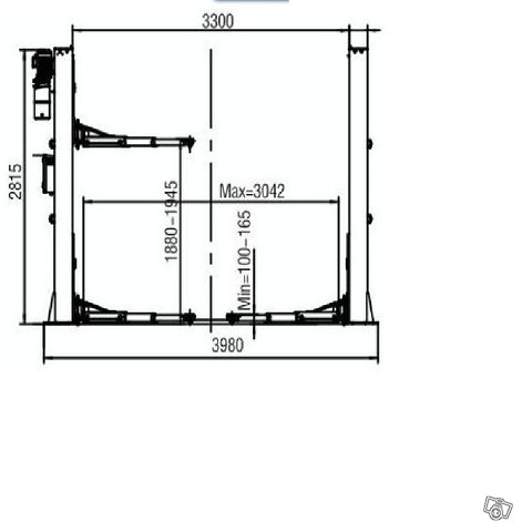 TRaskaan kaluston 2 pilarinostin 5.5t uusi grubber 2