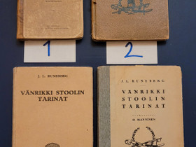 J. L. Runeberg: Vänrikki Stoolin tarinat (4 kpl), Kaunokirjallisuus, Kirjat ja lehdet, Helsinki, Tori.fi