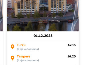 Onnibussilippu, Matkat, risteilyt ja lentoliput, Matkat ja liput, Naantali, Tori.fi Onnibussilippu, Matkat, risteilyt ja lentoliput, Matkat ja liput, Naantali, Tori.fi