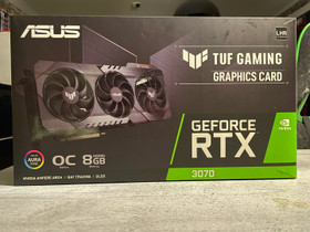 Asus TUF Gaming Geforce RTX 3070 8GB OC edition, Komponentit, Tietokoneet ja lisälaitteet, Joensuu, Tori.fi Asus TUF Gaming Geforce RTX 3070 8GB OC edition, Komponentit, Tietokoneet ja lisälaitteet, Joensuu, Tori.fi