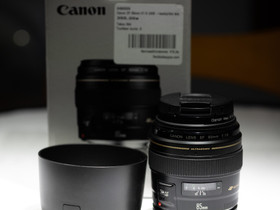 Canon EF 85mm f/1.8 USM, Objektiivit, Kamerat ja valokuvaus, Vantaa, Tori.fi