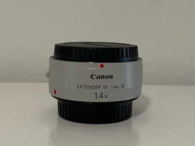 Canon Extender EF 1.4x III, Objektiivit, Kamerat ja valokuvaus, Tampere, Tori.fi Canon Extender EF 1.4x III, Objektiivit, Kamerat ja valokuvaus, Tampere, Tori.fi