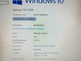 Lenovo Ideapad 110, Kannettavat, Tietokoneet ja lisälaitteet, Kontiolahti, Tori.fi Lenovo Ideapad 110, Kannettavat, Tietokoneet ja lisälaitteet, Kontiolahti, Tori.fi