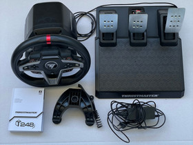 Thrustmaster T248 ratti ja polkimet Ps5 JNS, Pelikonsolit ja pelaaminen, Viihde-elektroniikka, Joensuu, Tori.fi Thrustmaster T248 ratti ja polkimet Ps5 JNS, Pelikonsolit ja pelaaminen, Viihde-elektroniikka, Joensuu, Tori.fi
