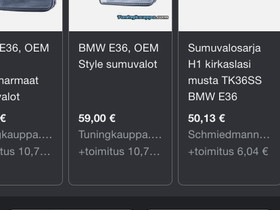 O: BMW E36 Etusumuvalo(t), Autovaraosat, Auton varaosat ja tarvikkeet, Oulu, Tori.fi