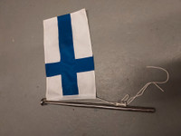 Suomen lippu ja tanko
