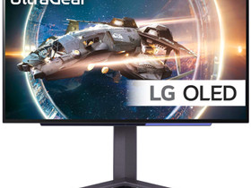 LG UltraGear 27GR95 27" OLED pelinäyttö, Oheislaitteet, Tietokoneet ja lisälaitteet, Kotka, Tori.fi