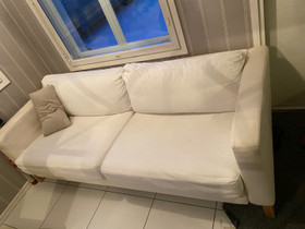 Ikean: Karlstad 3 istuttava sohva + rahi, Sohvat ja nojatuolit, Sisustus ja huonekalut, Rauma, Tori.fi