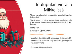 Joulupukin vierailut Mikkeli, Palvelut, Mikkeli, Tori.fi