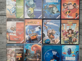 Disney Pixar dvd elokuvia, Elokuvat, Eurajoki, Tori.fi