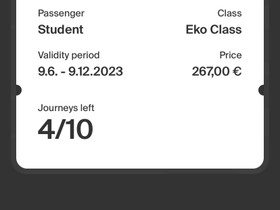 Tampere-Joensuu VR sarjaliput, Matkat, risteilyt ja lentoliput, Matkat ja liput, Tampere, Tori.fi Tampere-Joensuu VR sarjaliput, Matkat, risteilyt ja lentoliput, Matkat ja liput, Tampere, Tori.fi