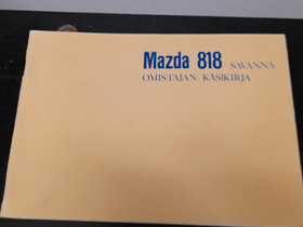 Mazda 818 käsikirjat, Harrastekirjat, Kirjat ja lehdet, Kokkola, Tori.fi