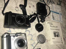 Canon Powershot kamerat g5 ja g6, Muu viihde-elektroniikka, Viihde-elektroniikka, Tampere, Tori.fi Canon Powershot kamerat g5 ja g6, Muu viihde-elektroniikka, Viihde-elektroniikka, Tampere, Tori.fi