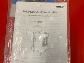 Timco rakennuskuivain, Lämmityslaitteet ja takat, Rakennustarvikkeet ja työkalut, Loviisa, Tori.fi Timco rakennuskuivain, Lämmityslaitteet ja takat, Rakennustarvikkeet ja työkalut, Loviisa, Tori.fi