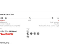 Onnibus 23.12. Jyvskyl-Oulu