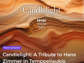 O: 2 lippua Candlelight A Tribute to Hans Zimmer, Muu musiikki ja soittimet, Musiikki ja soittimet, Porvoo, Tori.fi O: 2 lippua Candlelight A Tribute to Hans Zimmer, Muu musiikki ja soittimet, Musiikki ja soittimet, Porvoo, Tori.fi