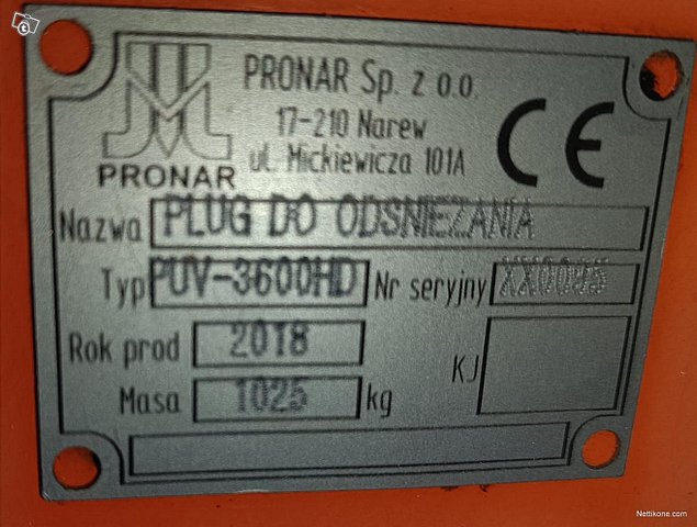 Pronar PUV-3600HD, Nivelaura 7
