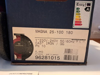 Grundfos magna 25 - 100 180 kiertovesipumppu