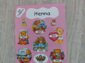Henna nimitarroja, Käsityöt, Pieksämäki, Tori.fi Henna nimitarroja, Käsityöt, Pieksämäki, Tori.fi