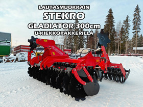 STEKRO Gladiator RX 300cm lautasmuokkain, Maatalouskoneet, Kuljetuskalusto ja raskas kalusto, Urjala, Tori.fi