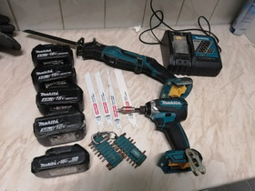 Makita akkutyökalu setti, Työkalut, tikkaat ja laitteet, Rakennustarvikkeet ja työkalut, Kempele, Tori.fi Makita akkutyökalu setti, Työkalut, tikkaat ja laitteet, Rakennustarvikkeet ja työkalut, Kempele, Tori.fi