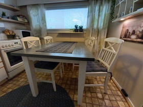 Ruokapyt + 4 tuolia, Pydt ja tuolit, Sisustus ja huonekalut, Kotka, Tori.fi