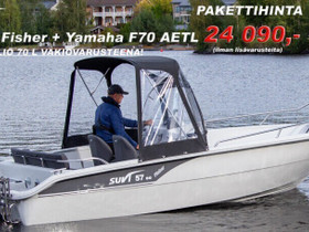 Suvi 57 CC Fisher + Yamaha F70 AETL, Moottoriveneet, Veneet, Rovaniemi, Tori.fi