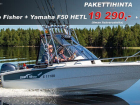 Suvi 50 Duo Fisher Yamaha F 50 HETL, Moottoriveneet, Veneet, Rovaniemi, Tori.fi