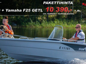 Suvi 4250+ F25 Yamaha, Moottoriveneet, Veneet, Rovaniemi, Tori.fi