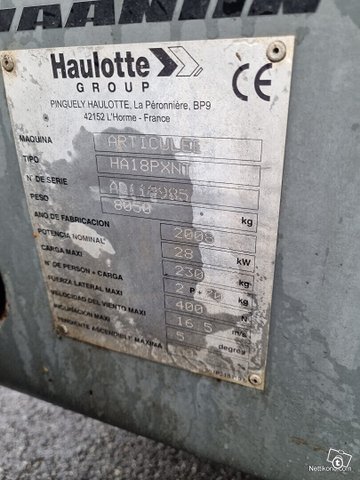 Haulotte HA180PX 15
