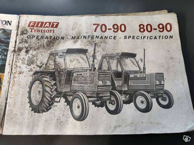 Fiat 70-90 ja 80-90 traktorin ohjekirja 2