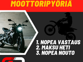 Moottoripyrt rahaksi, Moottoripyrt, Moto, Raisio, Tori.fi