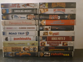 VHS komedia elokuvia, 20 erilaista, Elokuvat, Vaasa, Tori.fi