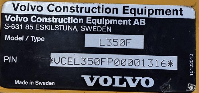Volvo L350F Block Handler 19