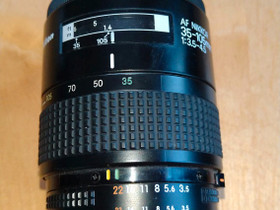 Nikon AF Nikkor 35-105 1:3.5-4.5, Objektiivit, Kamerat ja valokuvaus, Vaasa, Tori.fi