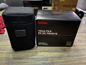 SIGMA 10mm F2.8 EX DC fisheye (Nikon), Objektiivit, Kamerat ja valokuvaus, Seinäjoki, Tori.fi