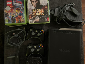 Xbox 360 120GB pelikonsoli ja 3 ohjainta, Pelikonsolit ja pelaaminen, Viihde-elektroniikka, Espoo, Tori.fi
