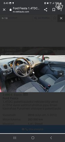 Ford Fiesta Van 10