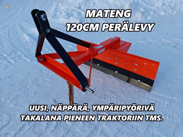 Mateng PERÄLEVY 120cm - YMPÄRIPYÖRIVÄ - UUSI, kuva 1