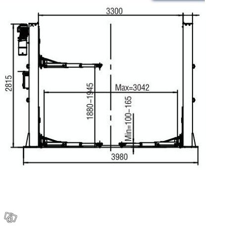 RRaskaan kaluston 2 pilarinostin 5.5t uusi grubber 2