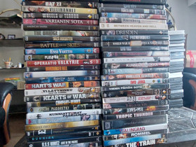 DVD sota elokuvia 58 kpl. Kaikki tai kappaleittain, Elokuvat, Raasepori, Tori.fi