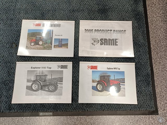Same traktorien ohjekirjat ja myyjän käsikirjat 2