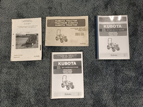 Kubota traktoreiden ja tykoneiden varaosakirjat, Traktorit, Kuljetuskalusto ja raskas kalusto, Urjala, Tori.fi