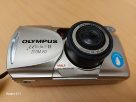 Olympus Mju-II Zoom 80 - kamera, Kamerat, Kamerat ja valokuvaus, Hmeenlinna, Tori.fi