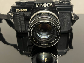 Minolta X-300 + MC Rokkor - PF 55mm 1:1,7, Objektiivit, Kamerat ja valokuvaus, Helsinki, Tori.fi