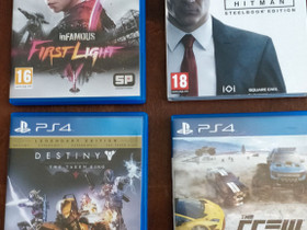 PS4 pelit, Pelikonsolit ja pelaaminen, Viihde-elektroniikka, Kajaani, Tori.fi