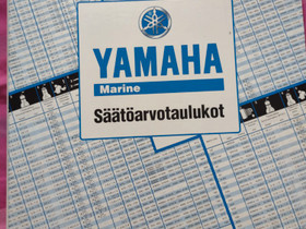 Yamaha Marine säätöarvotaulukko, Veneen varusteet ja varaosat, Venetarvikkeet ja veneily, Kajaani, Tori.fi